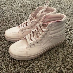 All Pink Hi-Top Vans